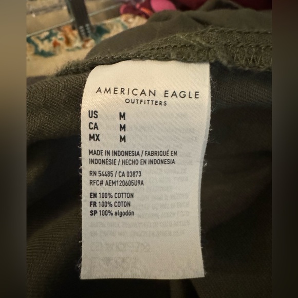 American Eagle Outfitters Cotton Side Pockets Wide Leg Pants• Medium - Picture 5 of 6